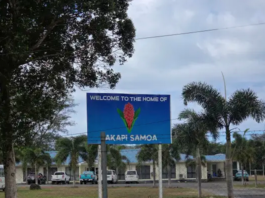 A Lakapi Samoa billboard in Apia