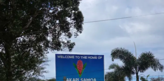 A Lakapi Samoa billboard in Apia