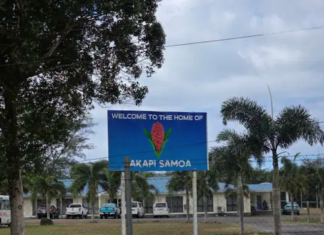 A Lakapi Samoa billboard in Apia