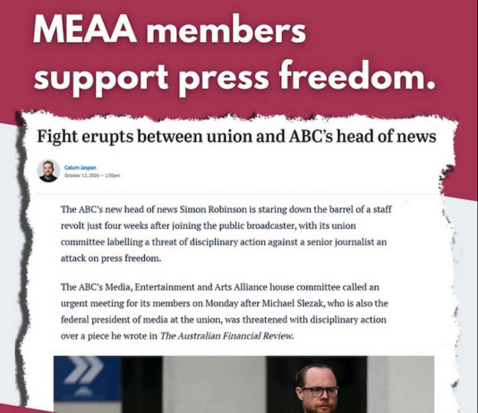 MEAA members at the ABC have overwhelmingly backed a motion defending the rights of elected union representatives