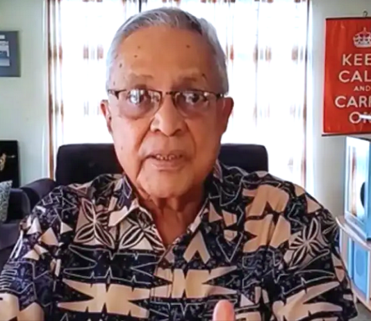 Fiji Labour Party leader Mahendra Chaudhry