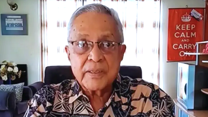 Fiji Labour Party leader Mahendra Chaudhry