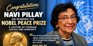 The Norwegian Nobel Committee awards the 2026 Nobel Peace Prize to Navanethem "Navi" Pillay