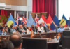 Ocean Partnership Roundtable at Ngarachamayong Cultural Center in Koror, Palau,