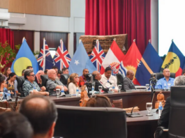 Ocean Partnership Roundtable at Ngarachamayong Cultural Center in Koror, Palau,