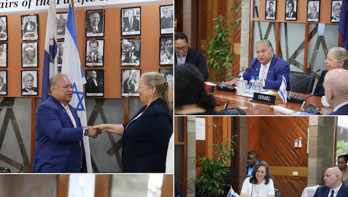 Israel votes against decolonisation for Pacific at UN – then says it has become PIF partner PIF Secretary General Baron Divavesi Waqa welcomed Israel’s Ambassador to Fiji and Pacific Island Countries, Maya Yaron, and Head of MASHAV, Ambassador Eynat Shlein,