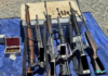 Firearms and ammunition seized in a counter-terrorism operation by PNG police in Southern Highlands province