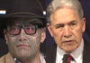 Te Pāti Māori's co-leader Rawiri Waititi (left) landed a "killer blow" to New Zealand First leader Winston Peters in last night's TVNZ election debate