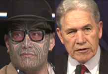 Te Pāti Māori's co-leader Rawiri Waititi (left) landed a "killer blow" to New Zealand First leader Winston Peters in last night's TVNZ election debate