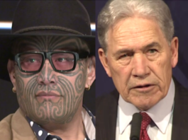 Te Pāti Māori's co-leader Rawiri Waititi (left) landed a "killer blow" to New Zealand First leader Winston Peters in last night's TVNZ election debate