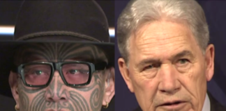 Te Pāti Māori's co-leader Rawiri Waititi (left) landed a "killer blow" to New Zealand First leader Winston Peters in last night's TVNZ election debate