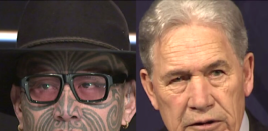 Te Pāti Māori's co-leader Rawiri Waititi (left) landed a "killer blow" to New Zealand First leader Winston Peters in last night's TVNZ election debate