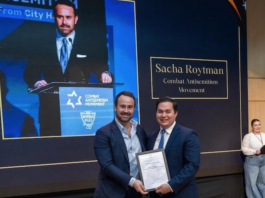 Sacha Roytman, chief executive of Combat Antisemitism Movement
