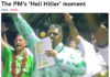 The stiff-right-arm salute and the phrase “Heil Hitler,” used to signify allegiance to Adolf Hitler and Nazi Germany, were captured in previously unseen 2007 footage involving Prime Minister Laaulialemalietoa Leuatea Schmidt