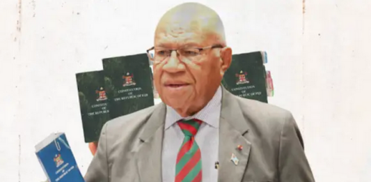 Fiji Prime Minister Sitiveni Rabuka