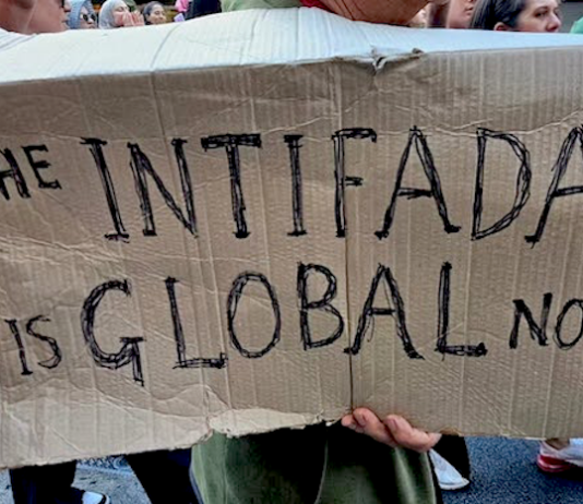 "The intifada is global now"