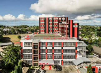 Yue Lai Hotel in Suva and the Overseas Chinese Service Center located within it