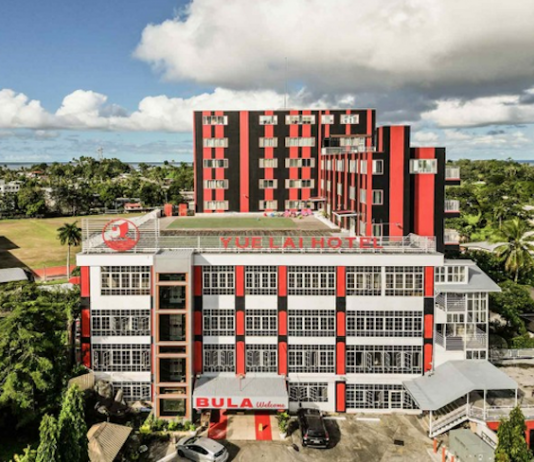 Yue Lai Hotel in Suva and the Overseas Chinese Service Center located within it