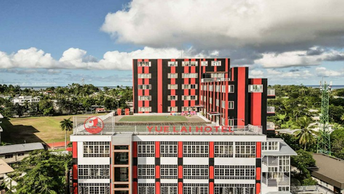 Yue Lai Hotel in Suva and the Overseas Chinese Service Center located within it